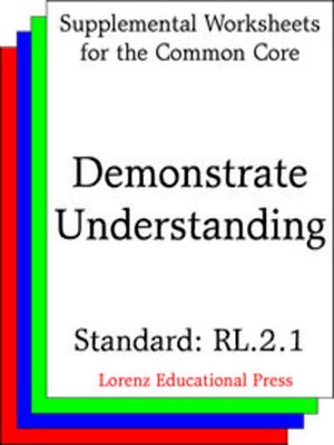 cover image of CCSS RL.2.1 Demonstrate Understanding
